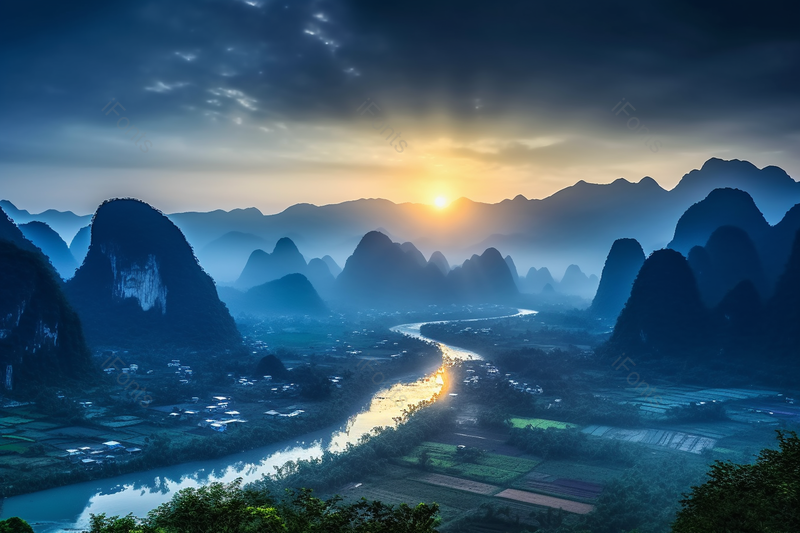 风景风光大气旅游风景区出游清晰的摄影图高清的图片景区日落光芒图,高清,摄影图,摄影图片,图片大全,摄影图免费下载